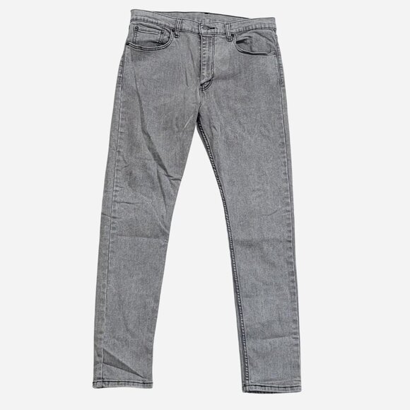Levi’s 512 Gray Denim Jeans W36 L32 – Tapered Fit, Vintage Vibe - Picture 1 of 8
